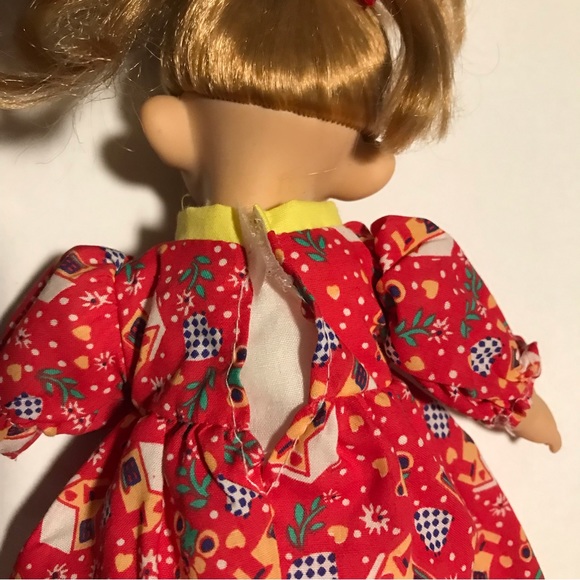VTG 1990’S WAY OUT TOYS 9” FRECKLES POUT BLONDE PONYTAIL EXPRESSION DOLL - Picture 6 of 16
